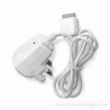 Travel Home AC Power Wall Charger Adaptor with 5V 1A Output Power, Suit for iPhone 3G/3GS,4 and iPod